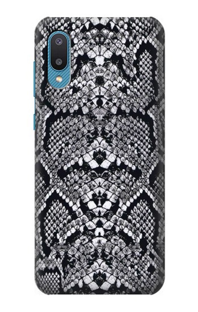 S2855 White Rattle Snake Skin Graphic Printed Case Cover Custodia per Samsung Galaxy A04, Galaxy A02, M02