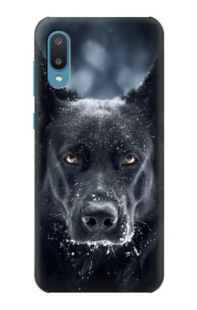 S3168 German Shepherd Black Dog Case Cover Custodia per Samsung Galaxy A04, Galaxy A02, M02