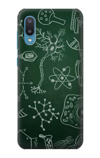 S3211 Science Green Board Case Cover Custodia per Samsung Galaxy A04, Galaxy A02, M02