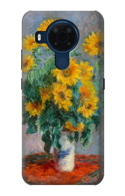 S2937 Claude Monet Bouquet of Sunflowers Case Cover Custodia per Nokia 5.4