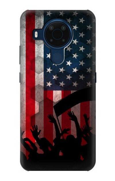 S2989 USA America Soccer Case Cover Custodia per Nokia 5.4