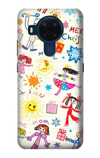 S3280 Kids Drawing Case Cover Custodia per Nokia 5.4