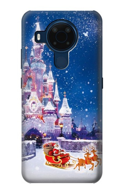 S3282 Santa Xmas Castle Case Cover Custodia per Nokia 5.4