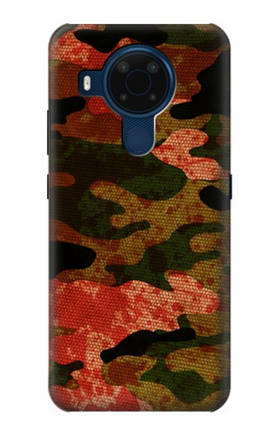 S3393 Camouflage Blood Splatter Case Cover Custodia per Nokia 5.4
