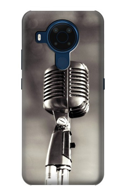 S3495 Vintage Microphone Case Cover Custodia per Nokia 5.4