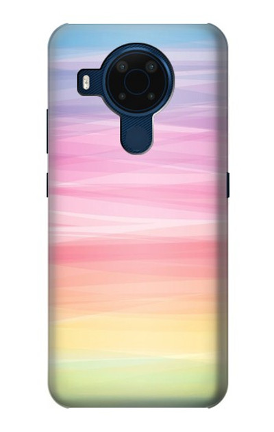 S3507 Colorful Rainbow Pastel Case Cover Custodia per Nokia 5.4