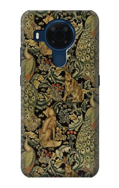 S3661 William Morris Forest Velvet Case Cover Custodia per Nokia 5.4