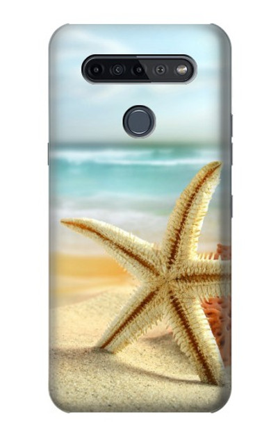 S1117 Starfish on the Beach Case Cover Custodia per LG K51S