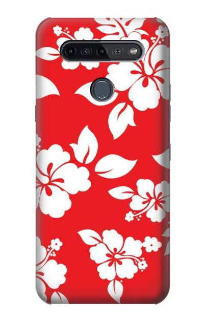 S1949 Hawaiian Hibiscus Pattern Case Cover Custodia per LG K51S