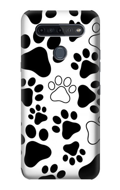 S2904 Dog Paw Prints Case Cover Custodia per LG K51S