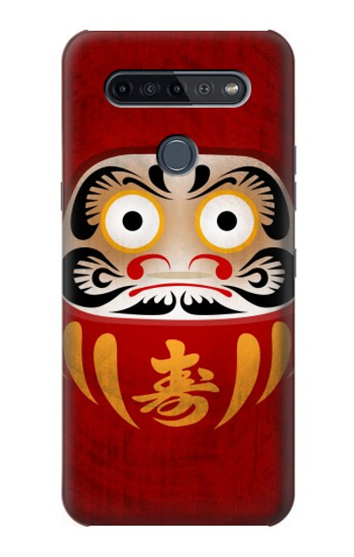 S3023 Japan Good Luck Daruma Doll Case Cover Custodia per LG K51S