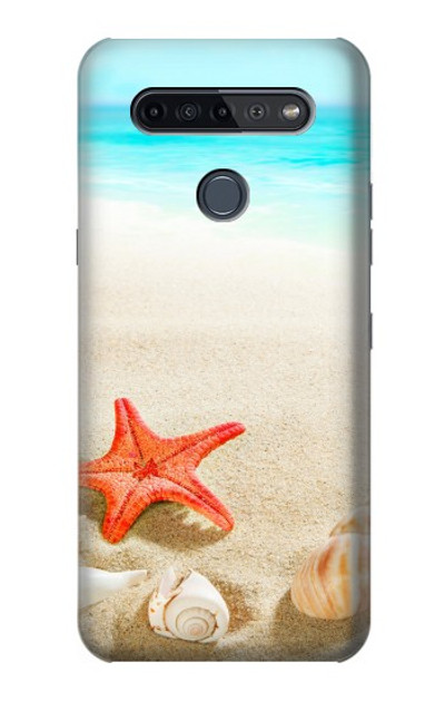 S3212 Sea Shells Starfish Beach Case Cover Custodia per LG K51S