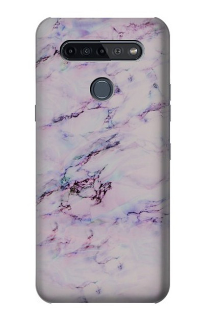S3215 Seamless Pink Marble Case Cover Custodia per LG K51S