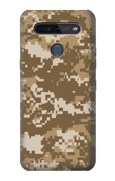 S3294 Army Desert Tan Coyote Camo Camouflage Case Cover Custodia per LG K51S