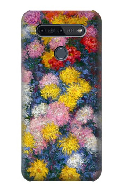 S3342 Claude Monet Chrysanthemums Case Cover Custodia per LG K51S