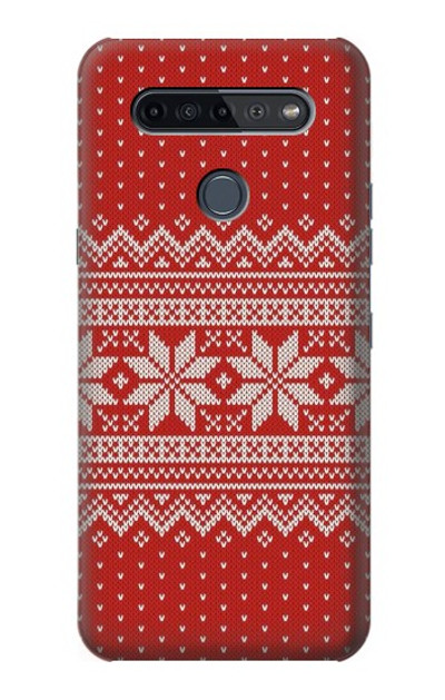 S3384 Winter Seamless Knitting Pattern Case Cover Custodia per LG K51S