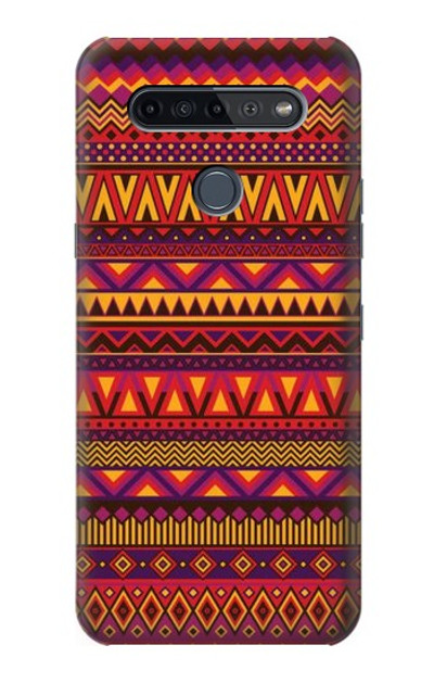 S3404 Aztecs Pattern Case Cover Custodia per LG K51S