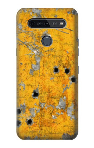 S3528 Bullet Rusting Yellow Metal Case Cover Custodia per LG K51S