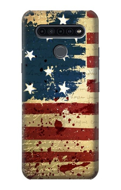 S2349 Old American Flag Case Cover Custodia per LG K41S