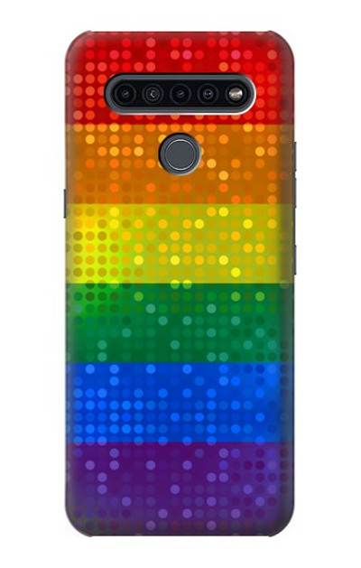 S2683 Rainbow LGBT Pride Flag Case Cover Custodia per LG K41S