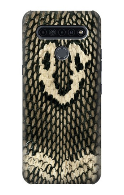 S2711 King Cobra Snake Skin Graphic Printed Case Cover Custodia per LG K41S