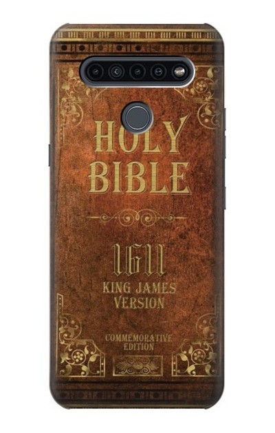 S2890 Holy Bible 1611 King James Version Case Cover Custodia per LG K41S