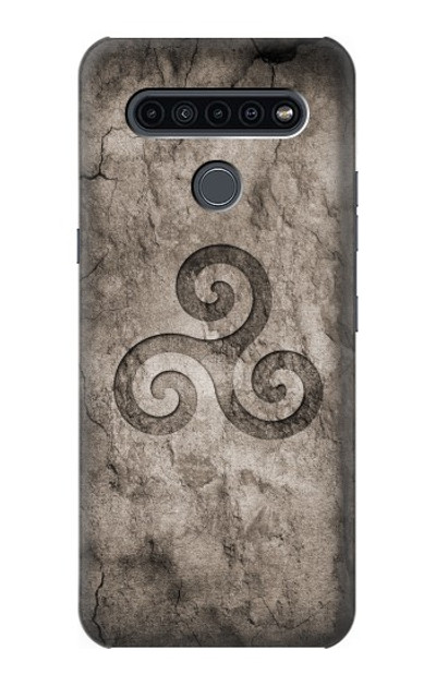 S2892 Triskele Symbol Stone Texture Case Cover Custodia per LG K41S