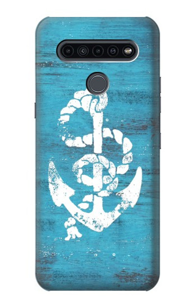 S3053 Marine Anchor Blue Case Cover Custodia per LG K41S