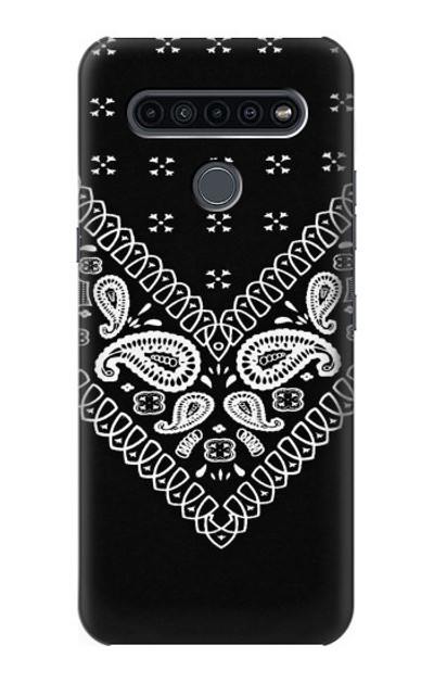 S3363 Bandana Black Pattern Case Cover Custodia per LG K41S