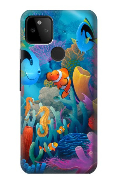 S3227 Underwater World Cartoon Case Cover Custodia per Google Pixel 5A 5G