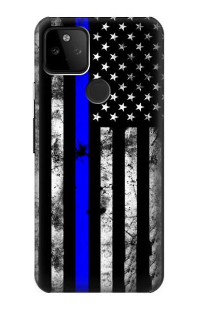 S3244 Thin Blue Line USA Case Cover Custodia per Google Pixel 5A 5G