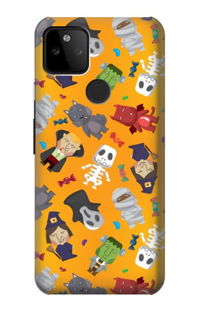 S3275 Cute Halloween Cartoon Pattern Case Cover Custodia per Google Pixel 5A 5G