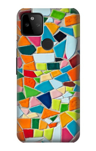 S3391 Abstract Art Mosaic Tiles Graphic Case Cover Custodia per Google Pixel 5A 5G