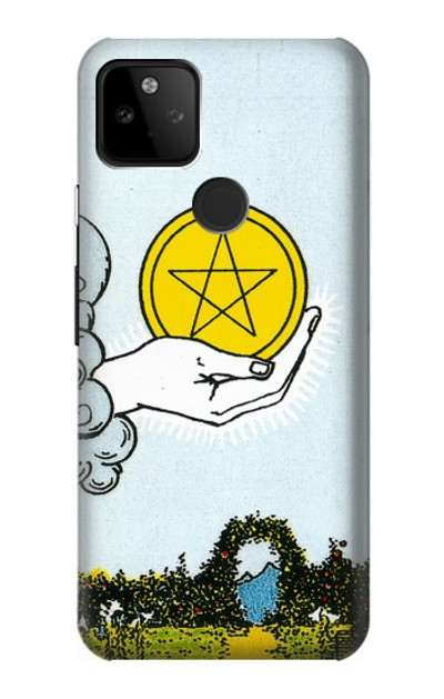 S3722 Tarot Card Ace of Pentacles Coins Case Cover Custodia per Google Pixel 5A 5G