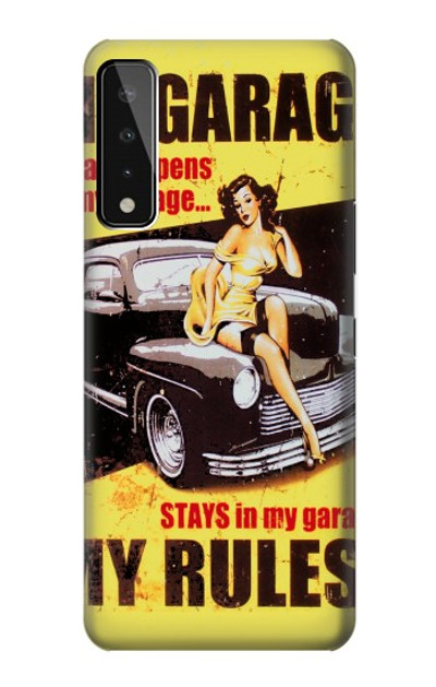 S3198 My Garage Pinup Girl Case Cover Custodia per LG Stylo 7 4G