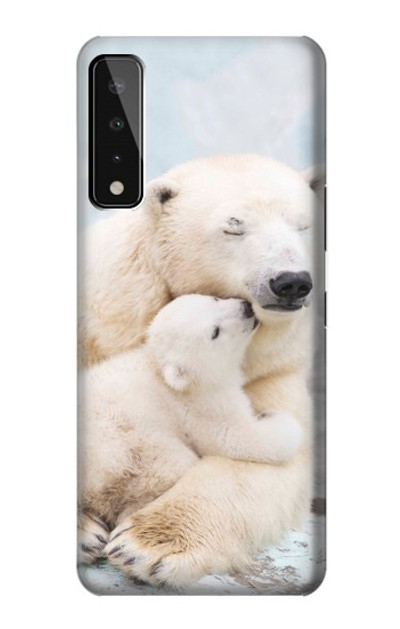 S3373 Polar Bear Hug Family Case Cover Custodia per LG Stylo 7 4G