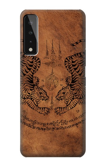 S3209 Sak Yant Twin Tiger Case Cover Custodia per LG Stylo 7 5G