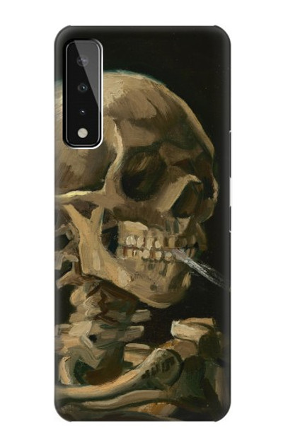 S3358 Vincent Van Gogh Skeleton Cigarette Case Cover Custodia per LG Stylo 7 5G