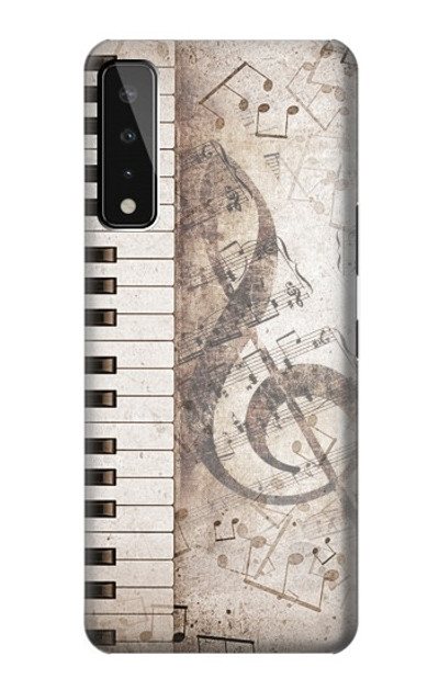 S3390 Music Note Case Cover Custodia per LG Stylo 7 5G