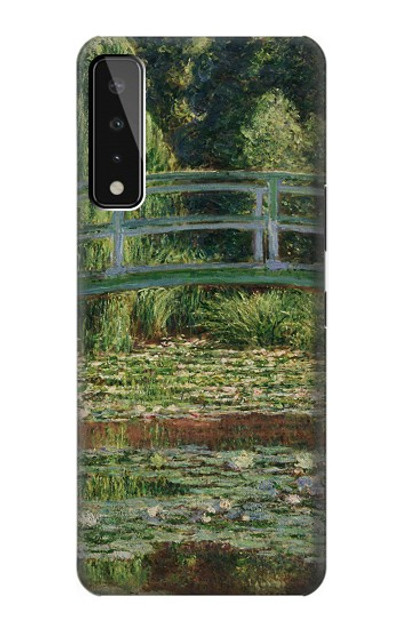 S3674 Claude Monet Footbridge and Water Lily Pool Case Cover Custodia per LG Stylo 7 5G