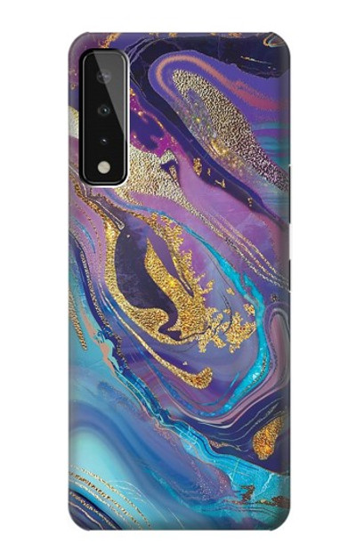 S3676 Colorful Abstract Marble Stone Case Cover Custodia per LG Stylo 7 5G