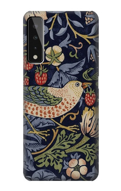 S3791 William Morris Strawberry Thief Fabric Case Cover Custodia per LG Stylo 7 5G