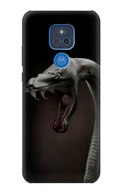 S1597 Black Mamba Snake Case Cover Custodia per Motorola Moto G Play (2021)