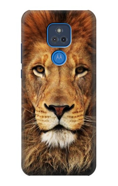 S2870 Lion King of Beasts Case Cover Custodia per Motorola Moto G Play (2021)