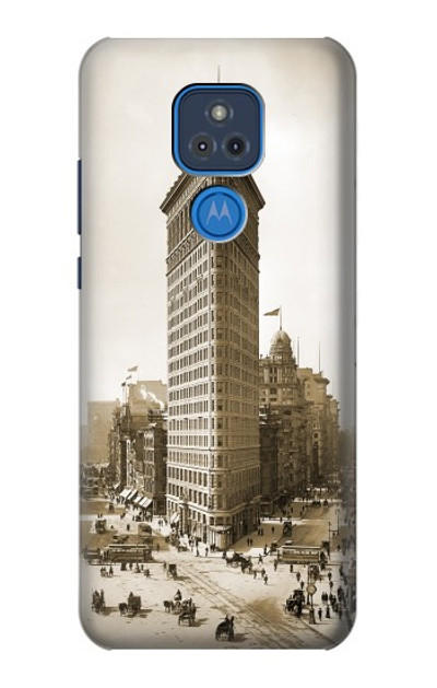 S3046 Old New York Flatiron Building Case Cover Custodia per Motorola Moto G Play (2021)