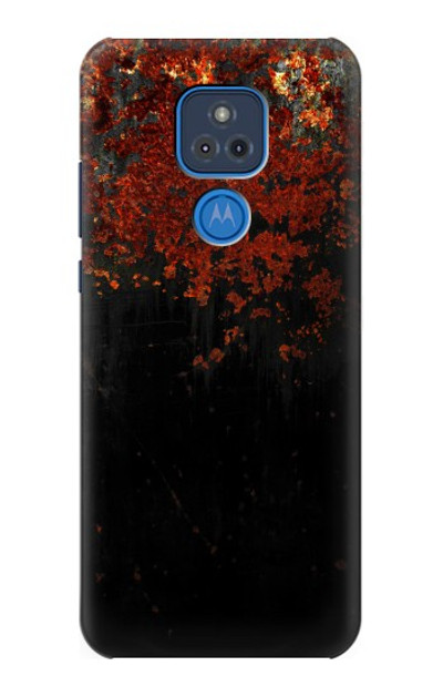 S3071 Rusted Metal Texture Graphic Case Cover Custodia per Motorola Moto G Play (2021)