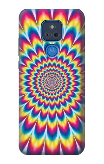 S3162 Colorful Psychedelic Case Cover Custodia per Motorola Moto G Play (2021)