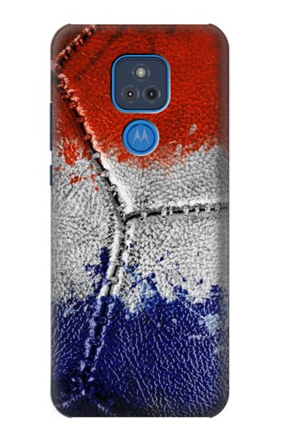 S3304 France Flag Vintage Football Graphic Case Cover Custodia per Motorola Moto G Play (2021)