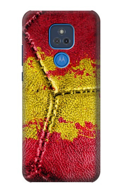 S3315 Spain Flag Vintage Football Graphic Case Cover Custodia per Motorola Moto G Play (2021)