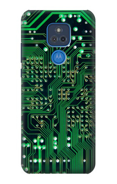 S3392 Electronics Board Circuit Graphic Case Cover Custodia per Motorola Moto G Play (2021)